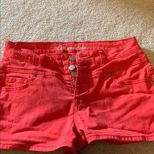 High Rise Jean Shorts